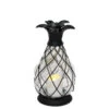 Metal And Glass Pineapple Candle Lantern 10 Inch - Timer -Home Candle Shop 10 inch pineapple main