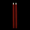 Remote Control Liown 12 Inch Red Moving Flame Taper Candle Set - 2 2 Remote Control Liown 12 Inch Red Moving Flame Taper Candle Set - 2 -Home Candle Shop 12 inch red remote taper ca