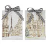 6 Inch Christmas In Europe Tabletop LED Lighted Print On Canvas Set Of 2 2 6 Inch Christmas In Europe Tabletop LED Lighted Print On Canvas Set Of 2 -Home Candle Shop 12035