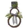 Snowman Wreath 25 Inch 2 Snowman Wreath 25 Inch -Home Candle Shop 12071