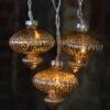 Battery Operated Set Of 10 Gold LED Mercury Glass Lights 2 Battery Operated Set Of 10 Gold LED Mercury Glass Lights -Home Candle Shop 22552 large image