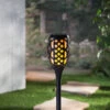 Solar Powered FireGlow Torch - 45 Inch Adjustable Height 2 Solar Powered FireGlow Torch - 45 Inch Adjustable Height -Home Candle Shop 2408140 fireglow torch