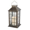 Solar Powered Bronze Candle Lantern - 11 Inch -Home Candle Shop 2466420 bronze main