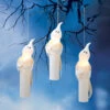 Lighted Hanging Ghost Candles Set Of 3 With Remote Control Indoor-Outdoor 2 Lighted Hanging Ghost Candles Set Of 3 With Remote Control Indoor-Outdoor -Home Candle Shop 2660800 ghost candles