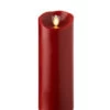 Luminara Red 3 X 8 Pillar - Remote Ready -Home Candle Shop 3x8 red moving flame pillar