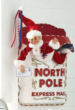 Alternative view of 16 Inch Posable Elf With Letter To Santa