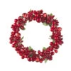6.5 Inch Red Beaded Mini Wreath - Candle Ring NEW 2022 -Home Candle Shop 4210102