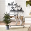 Stocking Holder Stand - Up On The Rooftop 50.5 Inch - NEW From RAZ 2023 -Home Candle Shop 4217063 hanging stand