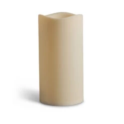 Large Outdoor Battery Operated Candle 6 X 12 - Timer - Batteries Included