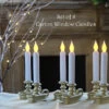 Discount 6 Pack Battery Operated Window Sil Candle Pewter - Flicker And Steady On -Home Candle Shop 6 pack carlon 1215 large