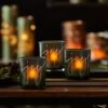 JOY Set Of 3 Glass Candle Holders - NEW 2023 -Home Candle Shop 90367 30