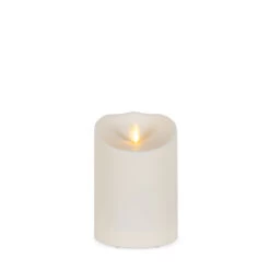 Outdoor Luminara 5.5 Inch Pillar Candle Battery Operated - Timer - Remote Ready