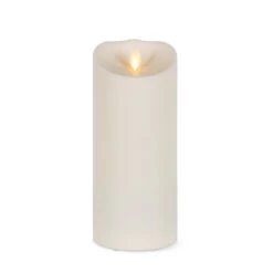 Outdoor Luminara 9 Inch Pillar Candle Battery Operated - Timer - Remote Ready