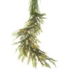 8 Foot Pre Lit Cedar Garland With 200 Warm White Lights - 8 Function Remote Included -Home Candle Shop G3952038