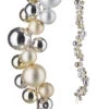 4 Foot Champagne And Silver Ball Ornament Garland 2 4 Foot Champagne And Silver Ball Ornament Garland -Home Candle Shop G4116150 main