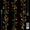 Connectable Cluster Garland 49 Feet Green Wire 1500 Warm White Lights RAZ Imports 2 Connectable Cluster Garland 49 Feet Green Wire 1500 Warm White Lights RAZ Imports -Home Candle Shop L4137016