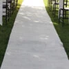 Burlap Wedding Aisle Runner 36 Inch X 100 Feet Rustic - White -Home Candle Shop WhiteAisleRunner