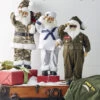 Navy Santa Healthcare Hero - 18 Inch NEW 2023 -Home Candle Shop airforce army navy