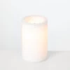 Outdoor All Weather WHITE Wax Candle 4 X 6 Inch With 5 Hour DUSK ON Timer 1 Outdoor All Weather WHITE Wax Candle 4 X 6 Inch With 5 Hour DUSK ON Timer -Home Candle Shop aww46111wh