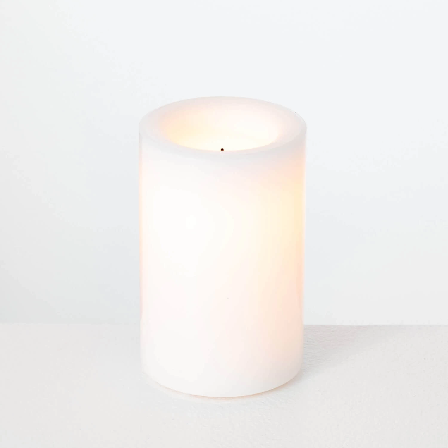 Outdoor All Weather WHITE Wax Candle 4 X 6 Inch With 5 Hour DUSK ON Timer 2 Outdoor All Weather WHITE Wax Candle 4 X 6 Inch With 5 Hour DUSK ON Timer