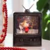 Snoopy And Charlie Brown's Christmas Tree TV Lighted Water Lantern - Musical - New 2023 -Home Candle Shop cb for boc
