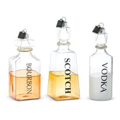 Alternative view of Decanter Glass Ornaments Mid-Century Eric Cortina - Set Of 3