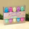 Easter Egg String Lights Indoor Outdoor - 10 Lit Multi Color Eggs 1 Easter Egg String Lights Indoor Outdoor - 10 Lit Multi Color Eggs -Home Candle Shop egg string lights in packag