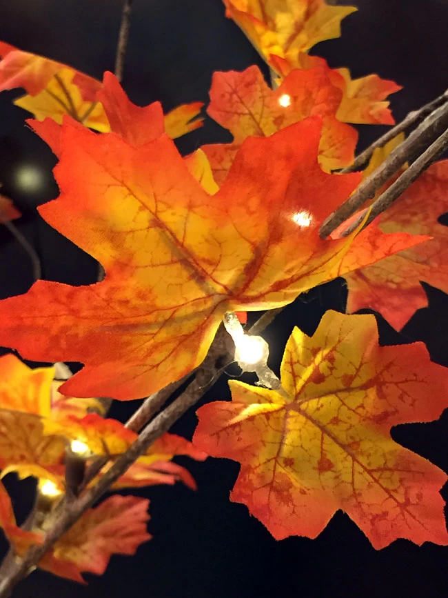 4 Foot LED Maple Tree - 48 Lights - For Use Indoors And Outdoors 3 4 Foot LED Maple Tree - 48 Lights - For Use Indoors And Outdoors
