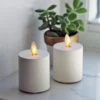 Moving Flame Votive Candles 2 X 3 Inch (Set Of 2) -Home Candle Shop matchless tealights