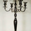 Candelabra Glass Globes - Set Of 5 1 Candelabra Glass Globes - Set Of 5 -Home Candle Shop nickle with glass shades
