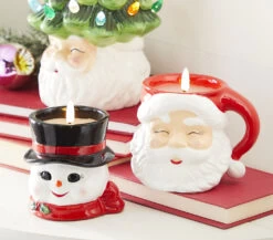 Alternative view of Snowman Candle Battery Operated 4 Inch With Timer - NEW From RAZ 2023