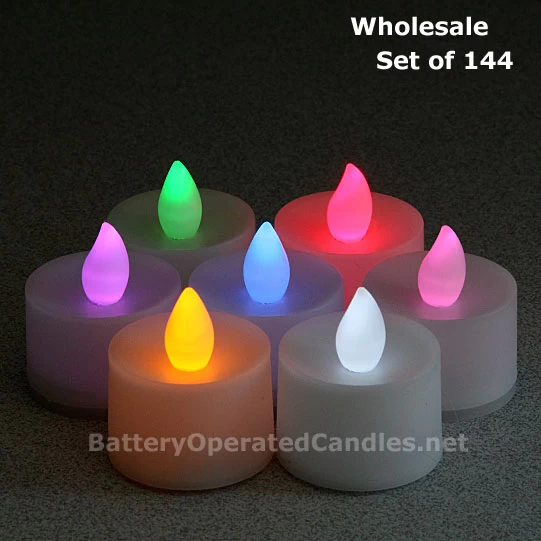 Wholesale LED Color Changing Tea Lights 144 Pcs 2 Wholesale LED Color Changing Tea Lights 144 Pcs